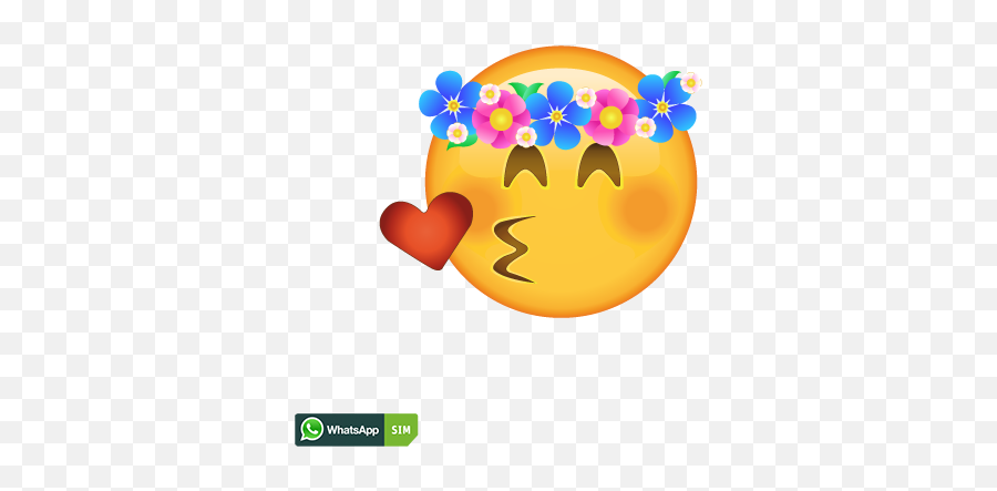 Smiley Mit Blume Selbst Erstellen - Happy Emoji,Vuvuzela Emoticon