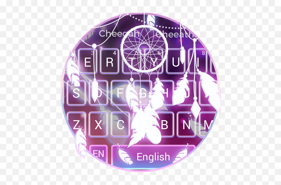 Purple Dream Catcher Keyboard - Google Play Clock Emoji,Xxx Animated Emoji