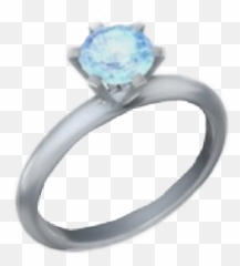 Ring Emoji Sticker - Iphone Ring Emoji Transparent,Engagement Ring Emoji