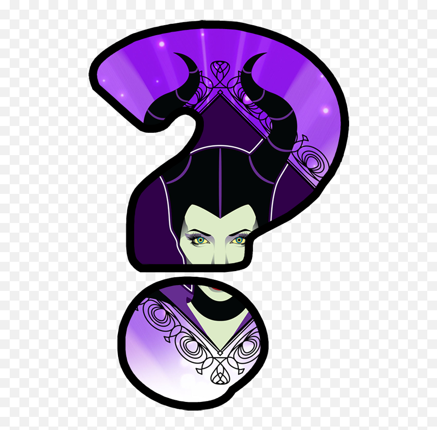 Maleficent Character - Buchstabe Maleficent Printable Letter Emoji,Questioning Emoticon Arm Rase