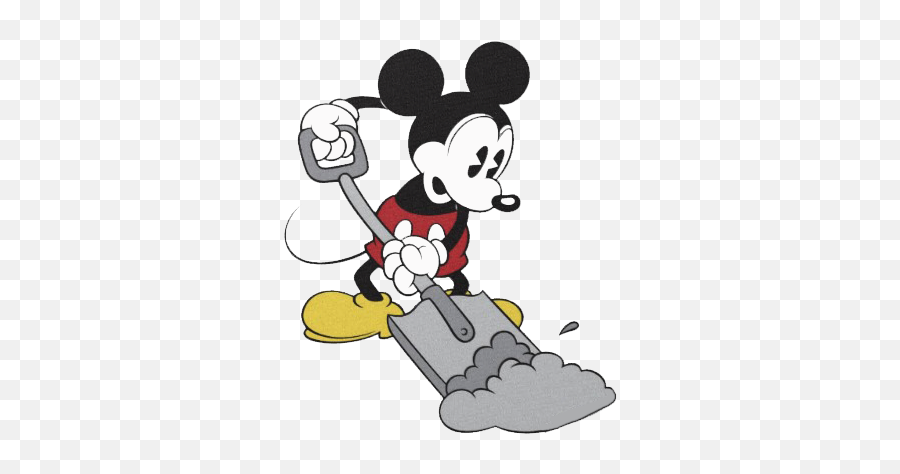 Disney Comics Story - Mickey Mouse Holding A Shovel Emoji,Darkwing Duck Emoticon