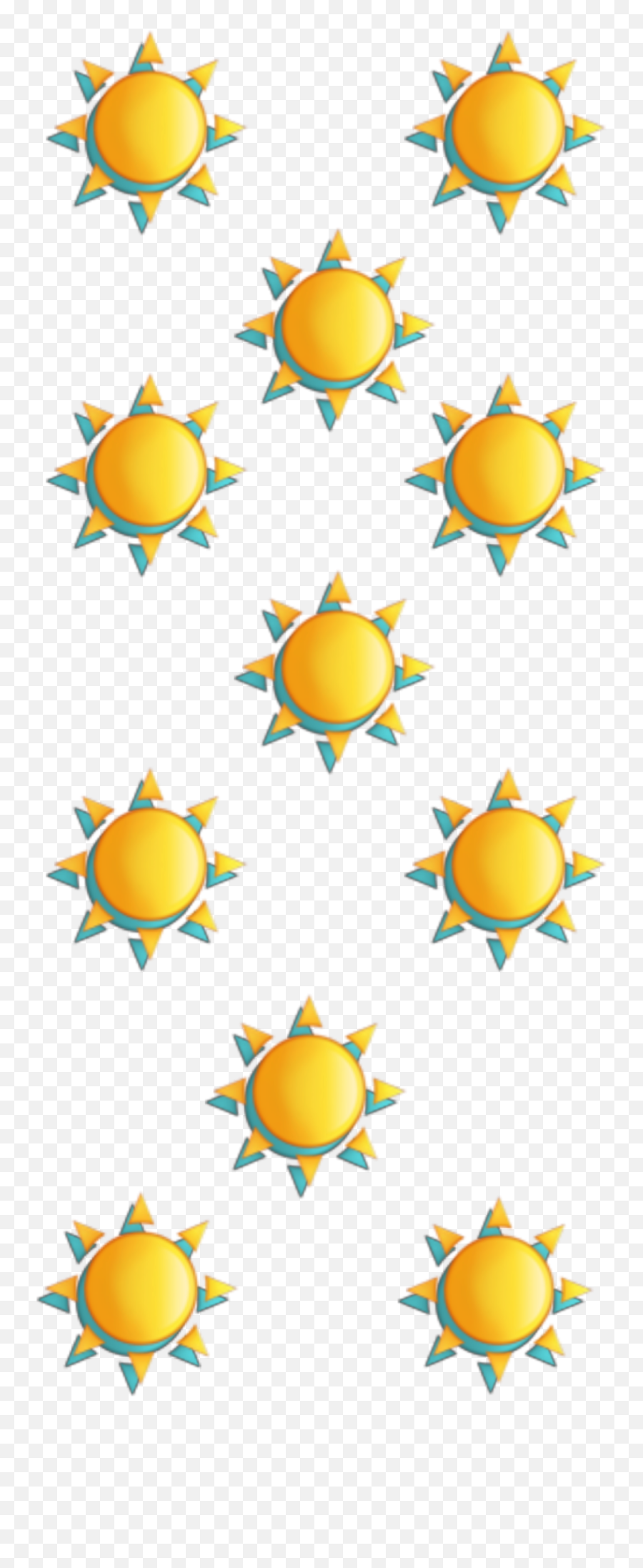 Sun Emoji Emojibackground Sticker - Vertical,Sun Emojis