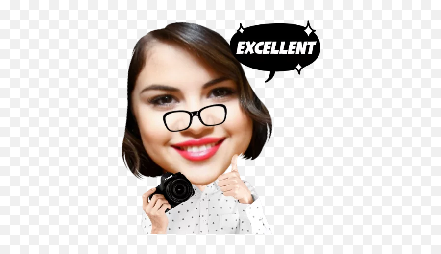 Selena Gomez Stickers For Telegram - Mirrorless Camera Emoji,Selena Gomez Emojis