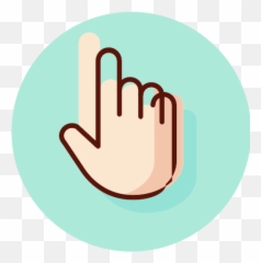 Pink Shaka Vector Svg Icon - Sign Language Emoji,Two Fingers Emoticon Circle