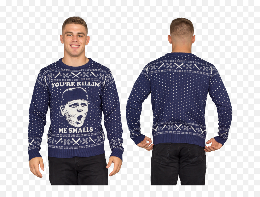 The Sandlot You Are Killinu0027 Me Smalls Ugly Christmas Sweater - Red Ugly Christmas Sweater Emoji,Sadg Emoticon Korean