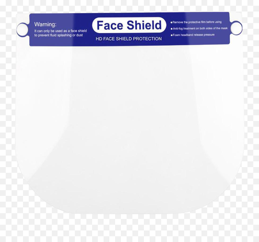 Protective Face Shield - 10 Pack Solid Emoji,Anti-social Emoji Face