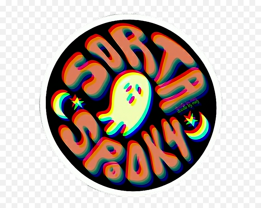 Sortaspooky Scary Creepy Halloween - Sorta Spooky Sticker Emoji,Spooky Scary Skeletons Emoticon