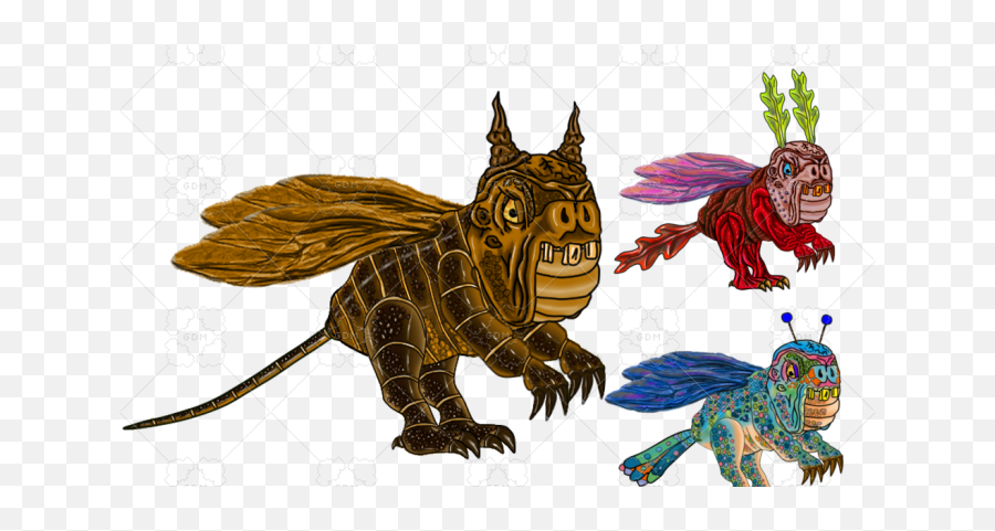 Creatures Page 2 Gamedev Market - Mythical Creature Emoji,Character Emotion Base