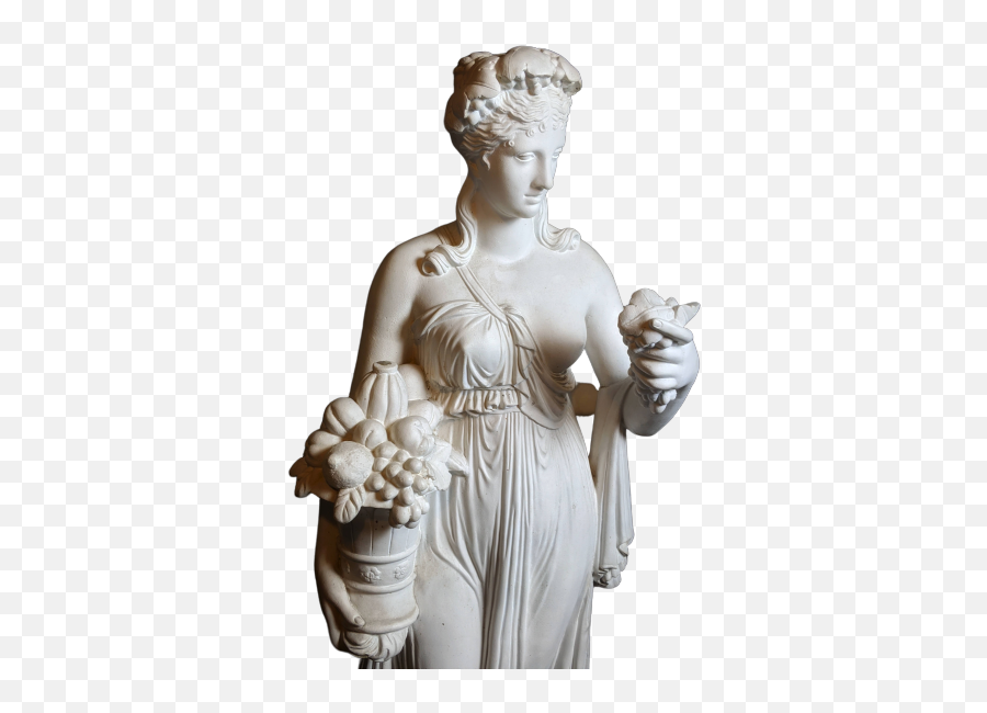 Goddess Pomona Roman Goddess Of Fruit - Roman Goddess Pomona Statue Emoji,Roman Sculpture With Human Emotion