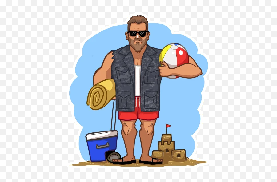 S - The Expendables 3 Sticker Per Telegram Tradesman Emoji,Expendables 3 Emojis