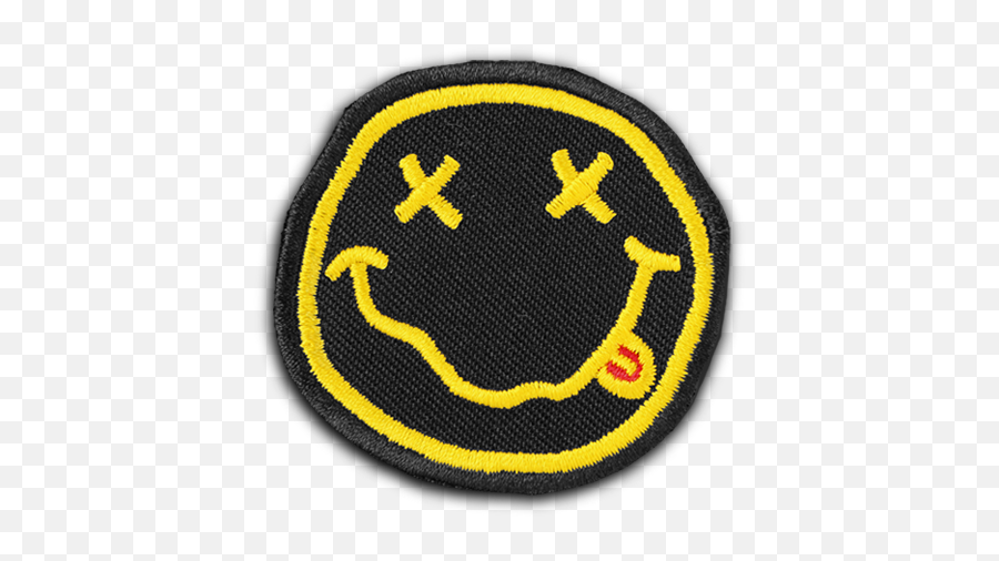 Nirvana Smiley Face Patch - Nirvana Smiley Face Emoji,Shaka Emoticon