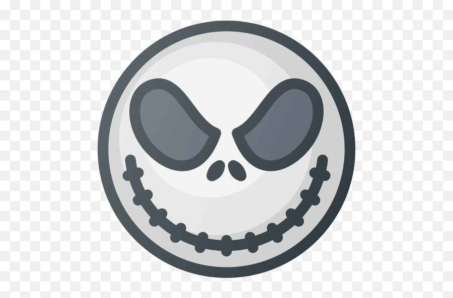 Holyday Halloween Jack Skellington - Nightmare Before Xmas Icon Emoji,Jack Skellington Emoji For Messenger