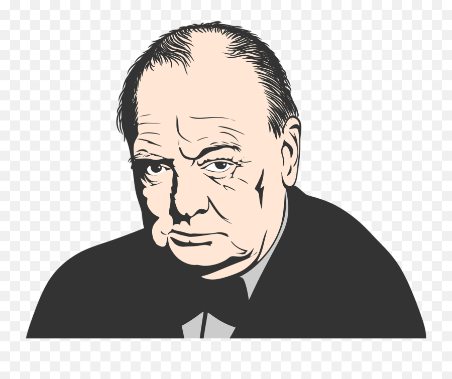 Churchillu0027s World War Ii Leadership Is Focus Of Final - Prime Minister Churchill Art Png Emoji,Eyebrow Emotions Drawing