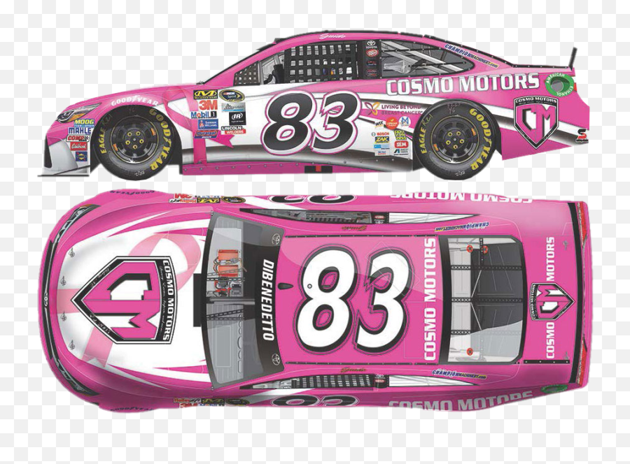 Matt Dibenedetto 2016 Cosmo Motors 164 Nascar Diecast Toys - Automotive Decal Emoji,Glass Case Of Emotions Nascar