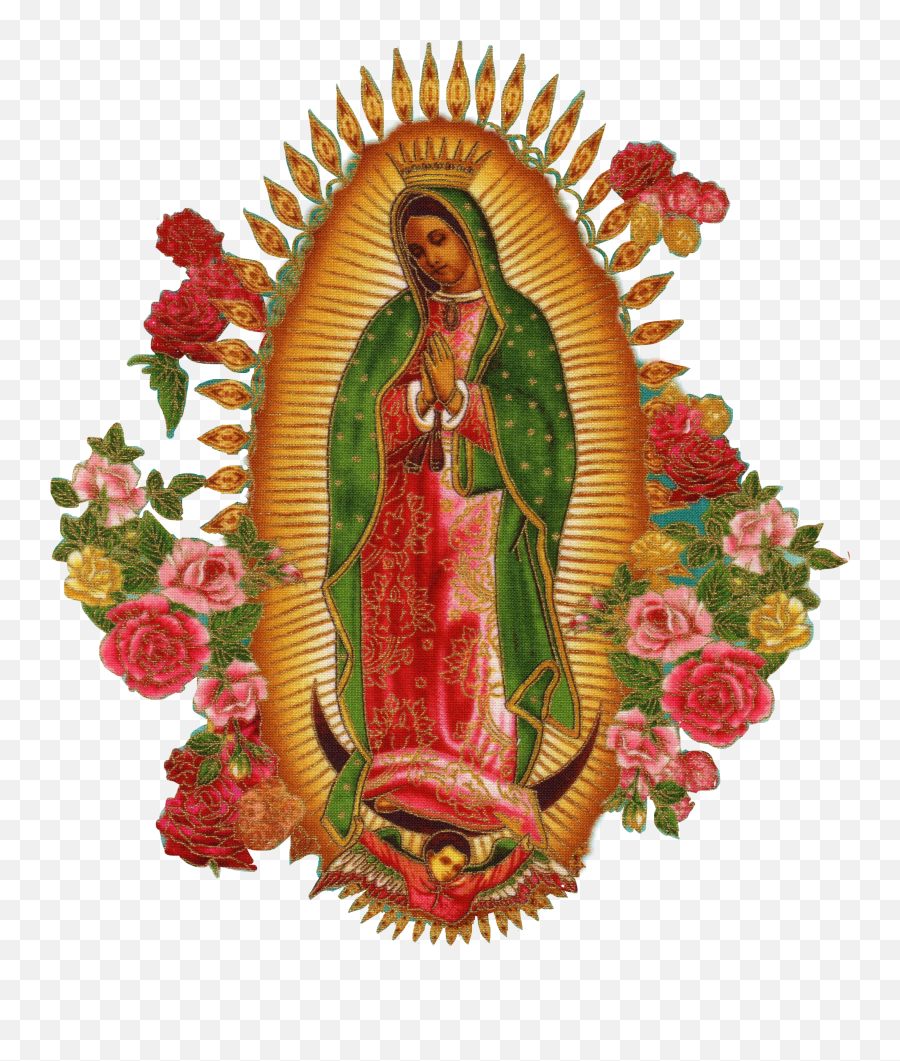 The Most Edited Guadalupe Picsart - Virgin Mary With Tacos Emoji,App Emojis Católicos