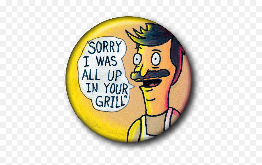 Custom Buttons Milwaukee Emoji,Bob's Burgers Emoji