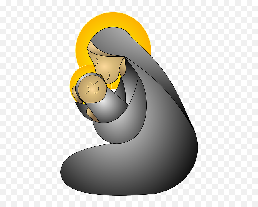 A Single Mom Hidden Warrior Of Our - Transparent Mary And Baby Jesus Clipart Emoji,Motherly Emotions Of Caring Love And