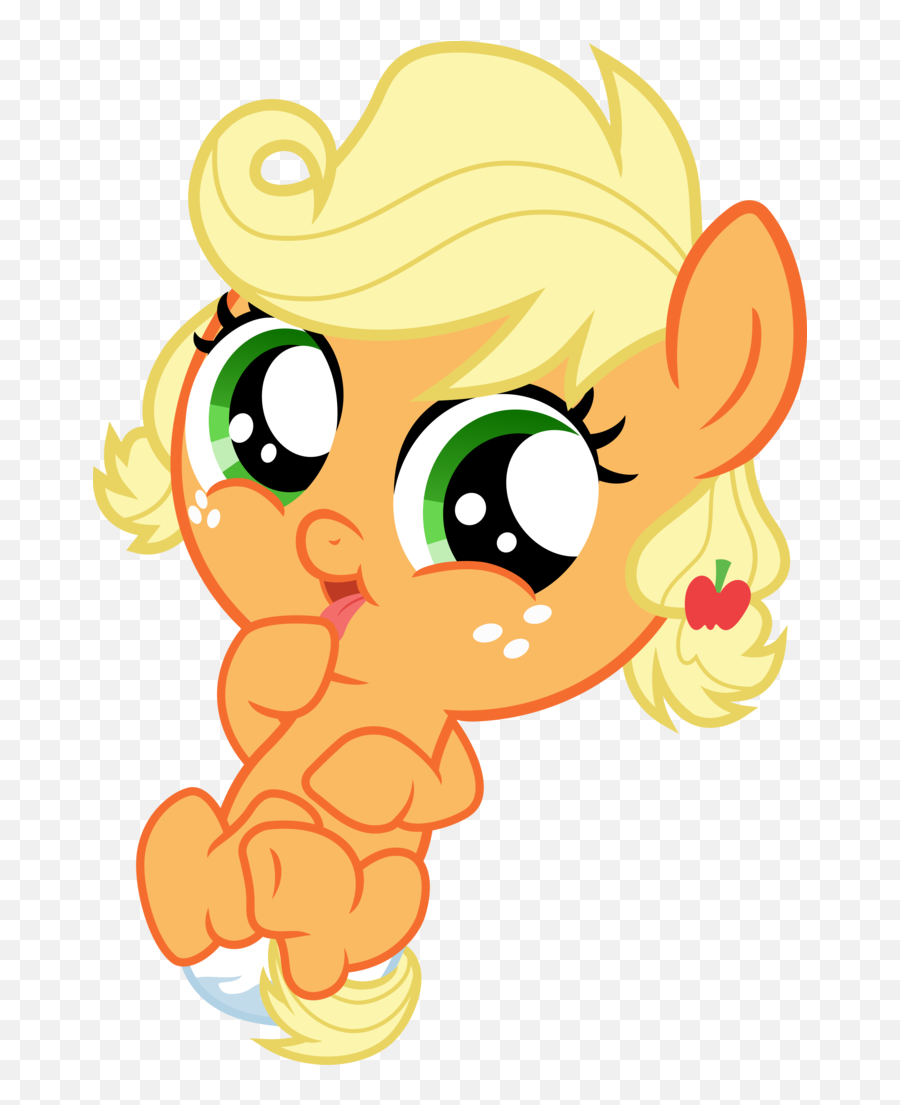 Baby Foals Looks - My Little Pony Apple Jack Baby Emoji,Heart Eye Emoji Pumpkin