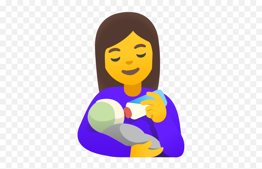 U200d Woman Feeding Baby Emoji - Non Binary Trans Flag,Baby Emoji Png