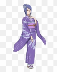 Konan Kimono Sticker By Kyokosakurakonan - Naruto Konan Kimono Emoji,Kimono Emoji