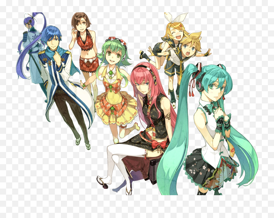 Resized To 60 Of Original - Hatsune Miku Kagamine Rin Len Emoji,Megurine Luka Emoticon