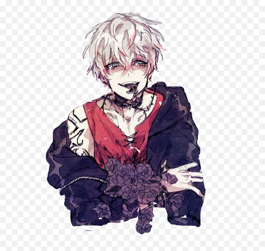 Saeran Saeranchoi Ray Sticker - Punk Fashion Emoji,Mystic Messenger Ray Emoji