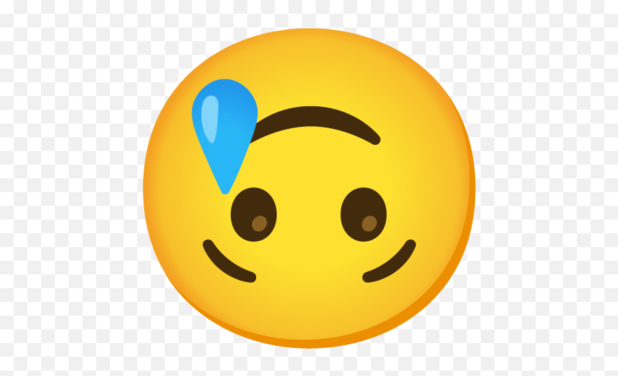 Emoji Mashup Bot Twitter Crying Upside - Down,One Tear Smile Emoji