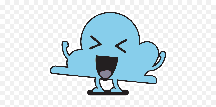 Cloud Emoji By Marcossoft - Sticker Maker For Whatsapp,Cloud Emoji Png