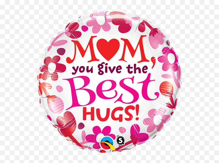 18 Mheartm - Best Hugs Qualatex Foil Balloon U2014 Edu0027s Party Supply Emoji,Mom And Daughter Emoji