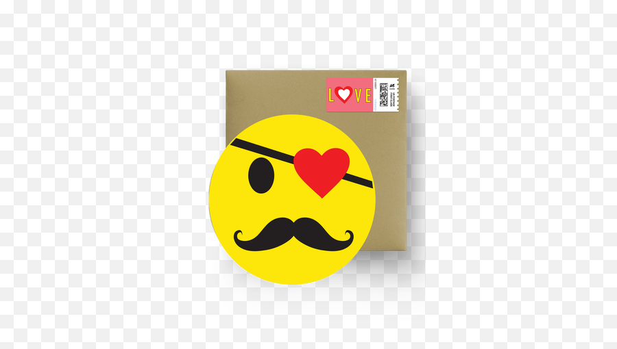 Pirate Mustache Emoji Cut - Outs Happy,Moustache Emoticon