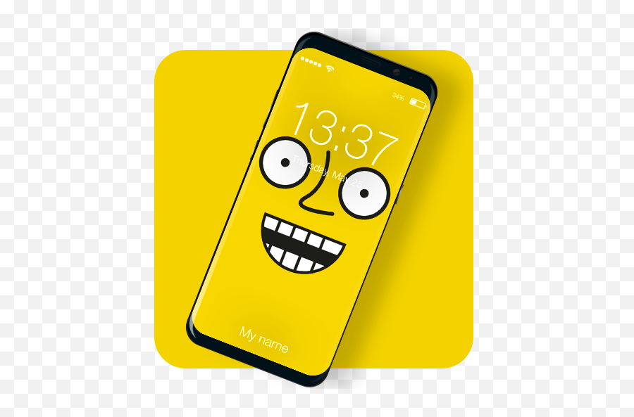 Minimalistic Emoji Face Lock Screen - Smartphone,Lock Emoji