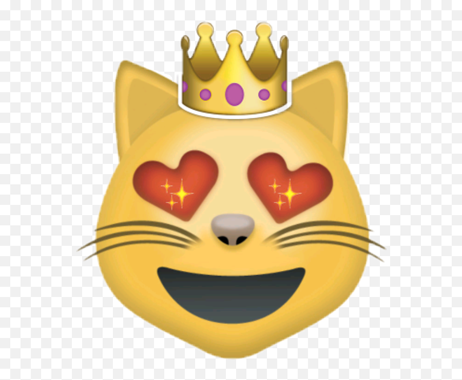 Cat Emoji Iphoneemoji Wow Sticker - Heart Transparent Cat Emoji,Cat With Heart Emojis Meme