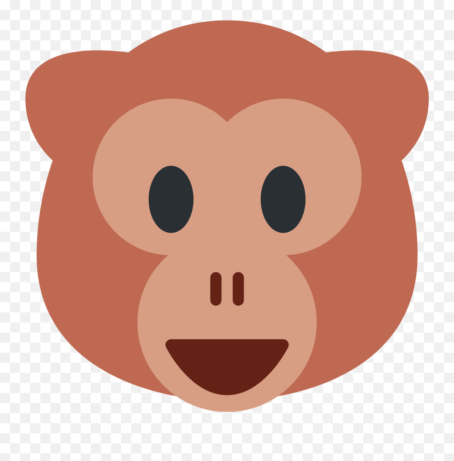 Discord Monkey Face Emoji Transparent - Discord Monkey Emoji Transparent,Monkey Face Emoji