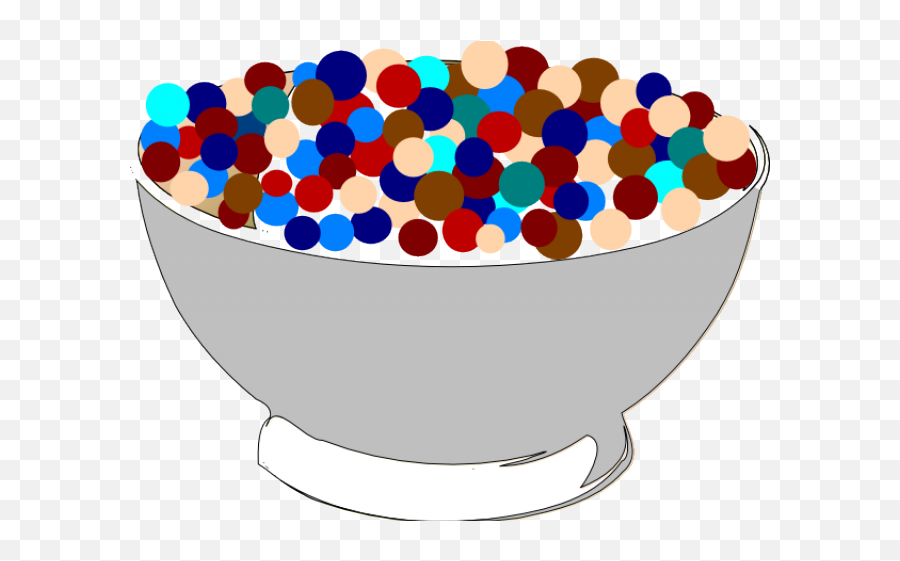 Cartoon Bowl Of Cereal Clipart - Big Bowl Of Cereal Clipart Emoji,Find The Emoji Bowl Of Cereal