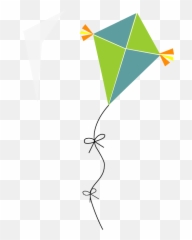 Blue Orange Kite Flying - Kite Png Clipart Emoji,Kite Emoji