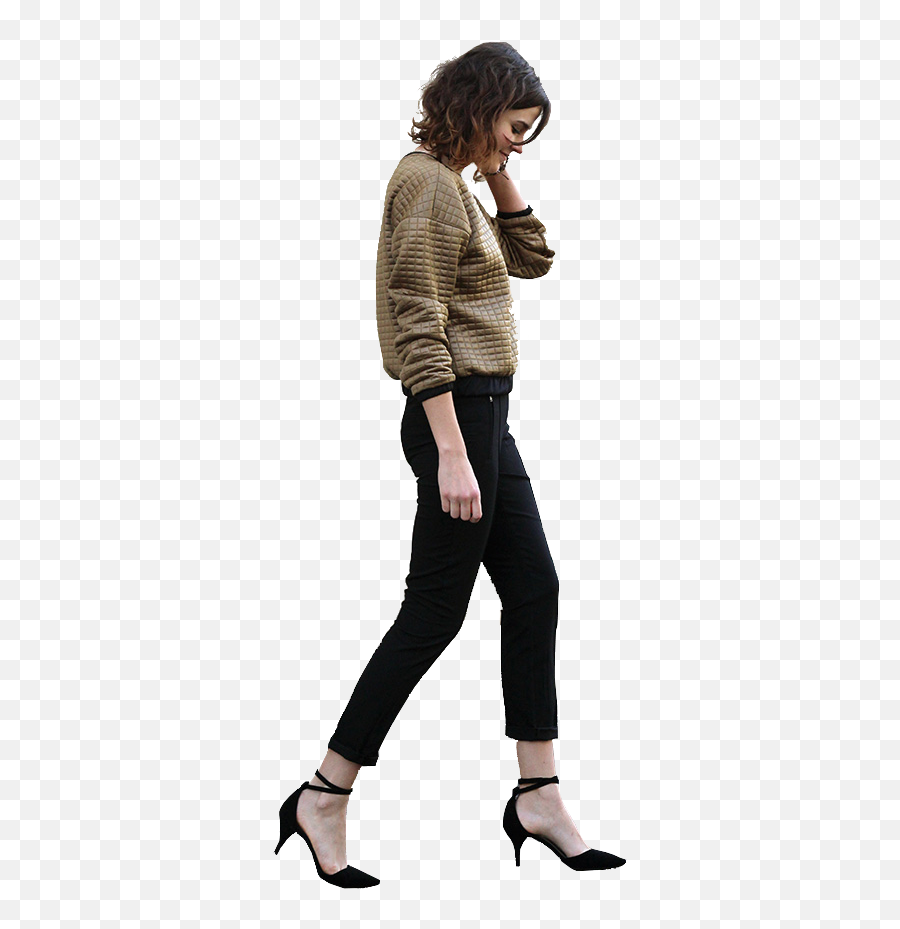 Woman Walking - Transparent Woman Walking Png Emoji,Girl Walking Emotions Tumblr