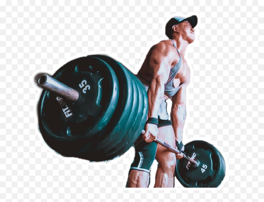 Deadlift Sticker - Barbell Emoji,Deadlift With Your Emotions