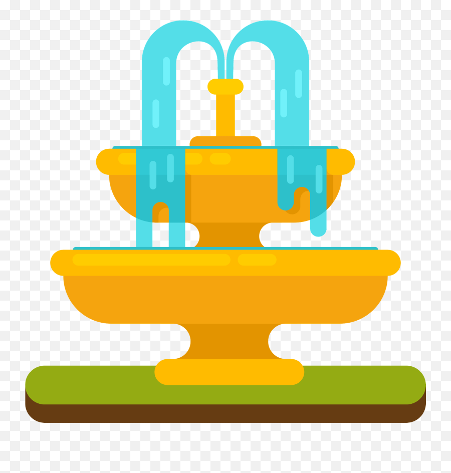 Fountain Clipart - Fountain Clipart Emoji,Water Fountain Emojis