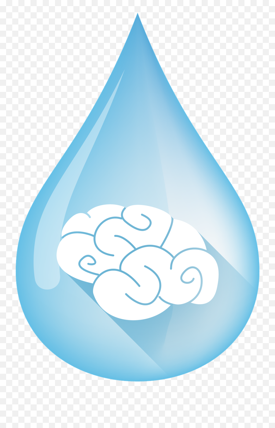 Your Brain Needs Water Drink Up - Drop Emoji,Water Emotions
