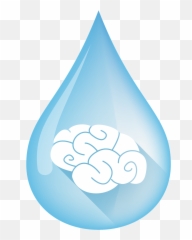 Your Brain Needs Water Drink Up - Drop Emoji,Water Emotions