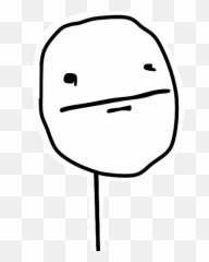 Troll Faces Stickers For Telegram - Poker Face Meme Emoji,Troll Face Emoji