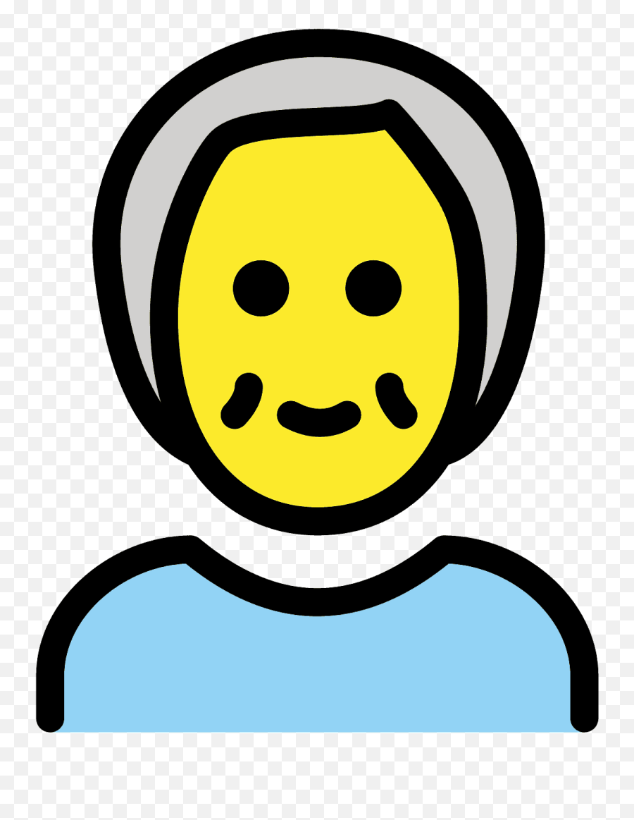Older Person Emoji Clipart - Madurez Dibujos,Adult Emoticon Android