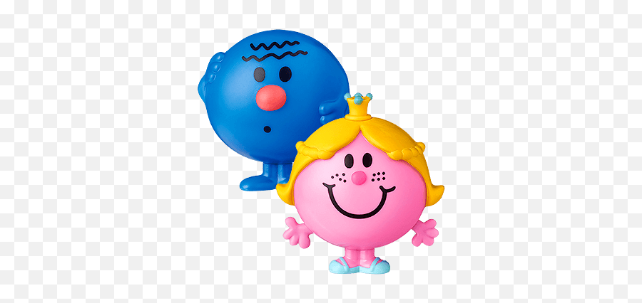 2018 - Toy Mr Men And Little Miss Happy Meal Emoji,Happy Meal Toy Emojis