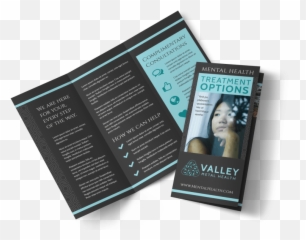 Mental Health Brochure Template - Horizontal Emoji,Dealing With Emotions Brochure Or Pamphlet