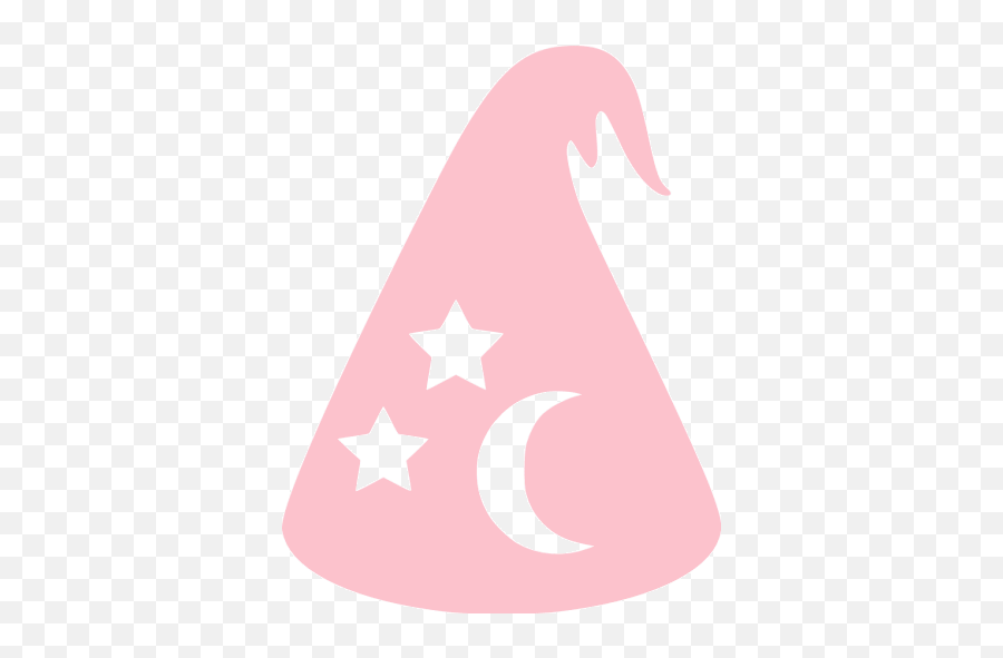 Pink Wizard Icon - Free Pink Halloween Icons Dot Emoji,Wizard Emoticon