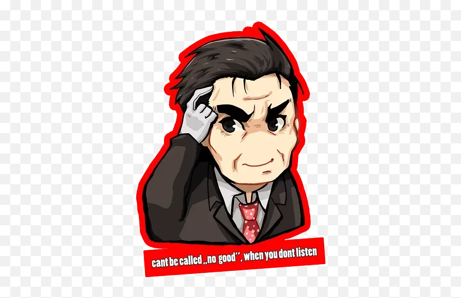 Persona5 Whatsapp Stickers - Stickers Cloud Suit Separate Emoji,Persona 5 Emoji