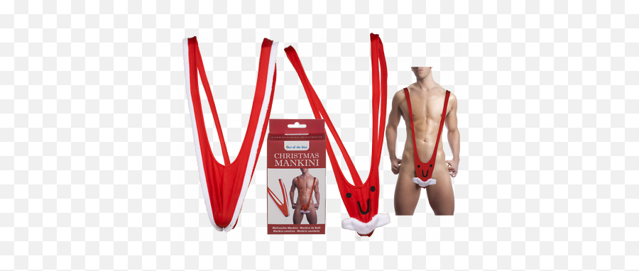 Christmas Mankini Thong Gag Pranks Gift - Articulos De Broma Para Hombres Emoji,Thong Emoji