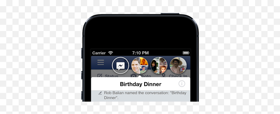 Facebook Iphone U0026 Ipad App Update Adds Chat Heads Improved - Iphone 4 Facebook Messenger Emoji,Facebook New Look Emoticons