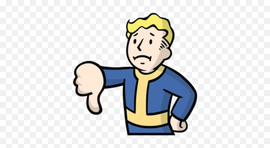 Telegram Sticker - Vault Boy Emoji,Fall Out 4 Pip Boy Emoticon