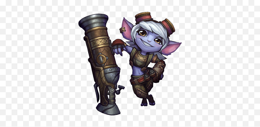 Surrender At 20 Red Post Collection Little Demon Tristana - Lol Tristana Emoji,League Of Legends Emoticons Just For The Hextech Chest